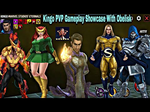 Kingo PVP Gameplay Showcase With Obelisk - Marvel Future Fight