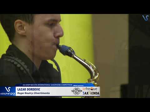 Lazar Dordevic plays Divertimento by Roger Boutry