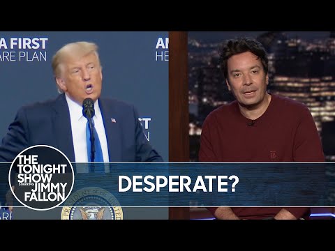 特朗普急於贏回老年人的選票|今夜秀節目 (Trump Is Desperate to Win Back Elderly Vote | The Tonight Show)