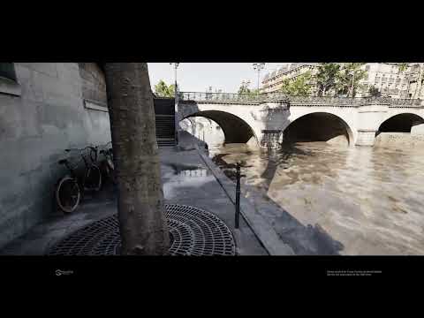 Unreal Engine 5.6 - Paris - Fontaine Saint-Michel