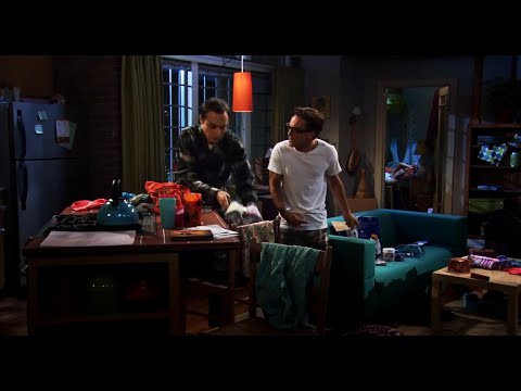 SHELDON y LEONARD entran al DEPARTAMENTO de PENNY sin que ella se de CUENTA - TBBT (T01E02) (LATINO)