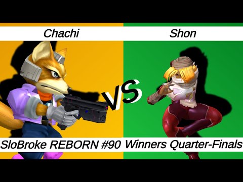 SloBroke REBORN #90 – Melee Singles WQF – Chachi ⟮Fox⟯ vs Shon ⟮Sheik⟯