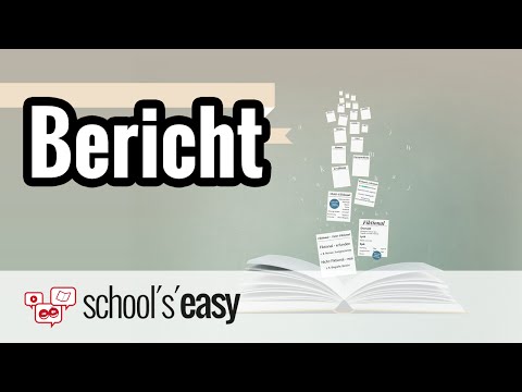 Bericht - Merkmale - Textsorten unterscheiden