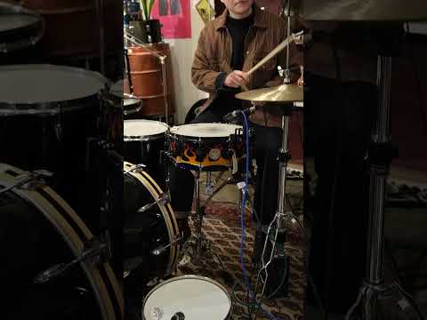 DW 14x5 Collector's Exotic Graphic Flame Snare image 5