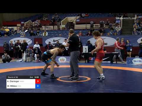 86 Kg Prelims Alex Dieringer Titan Mercury Wrestling Club Vs Willie Miklus New York Athletic Club