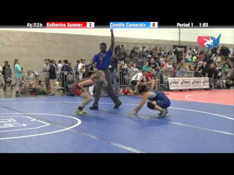 FILA Cadet 46 kg / 101.25 lbs - Katherine Sumner vs. Camille Camarata
