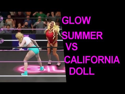 GLOW 1985 Summer vs California Doll