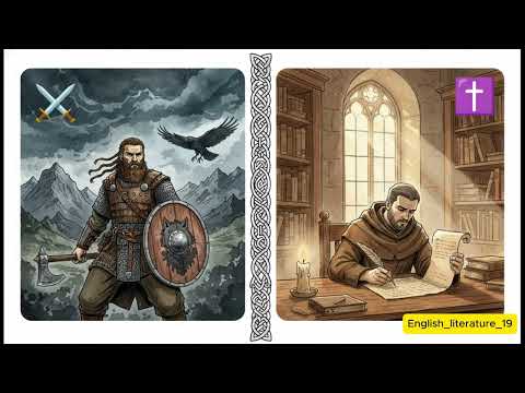 The Anglo-Saxon age in old English literature | الادب الانكليزي في العصر القديم 