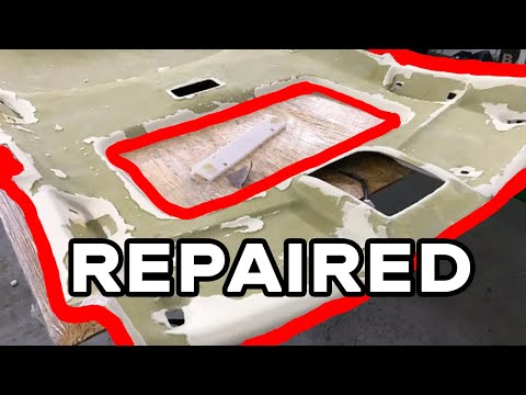 Fixing a Headliner after airbags deployed