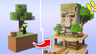 سكاي كرافت #2 طورت الجزيرة !!