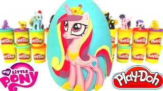 Huevo Sorpresa Gigante de La Princesa Cadance de My Little Pony en Español de Play Doh