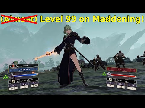 Fire Emblem: Three Houses - Level 99 Max Stat Byleth vs Verdant Wind Maddening Endgame