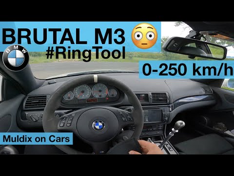 BMW M3 E46 (252 kW) *BRUTAL SUPERSPRINT SOUND* POV Test Drive + Acceleration 0-250 km/h