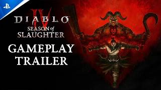 Diablo IV - Bande-annonce de gameplay de la Saison du massacre | PS5, PS4