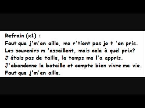 Lorelei B. & Keen'v - Faut que je m'en aille (+Parole)