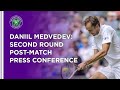 Daniil Medvedev Second Round Press Conference | Wimbledon 2021