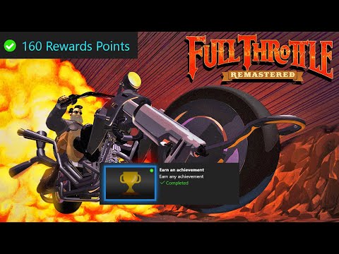 Microsoft Rewards Weekly Set Guide, Earn 3 Achievements - Full Throttle Remastered Part 12