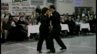 Miguel-Angel and Osvaldo Zotto dancing with their Mother