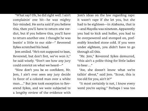 To Kill a Mockingbird - Chapter 21