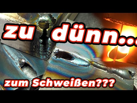 Dünnblech Schweißen!  Das ultimative Tutorial KFZ, 0,6mm