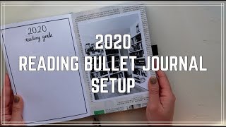 2020 READING BULLET JOURNAL SETUP [CC]