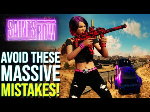Saints Row - Top 8 Biggest Mistakes You Should Avoid (Saints Row 5 Tips & Tricks)