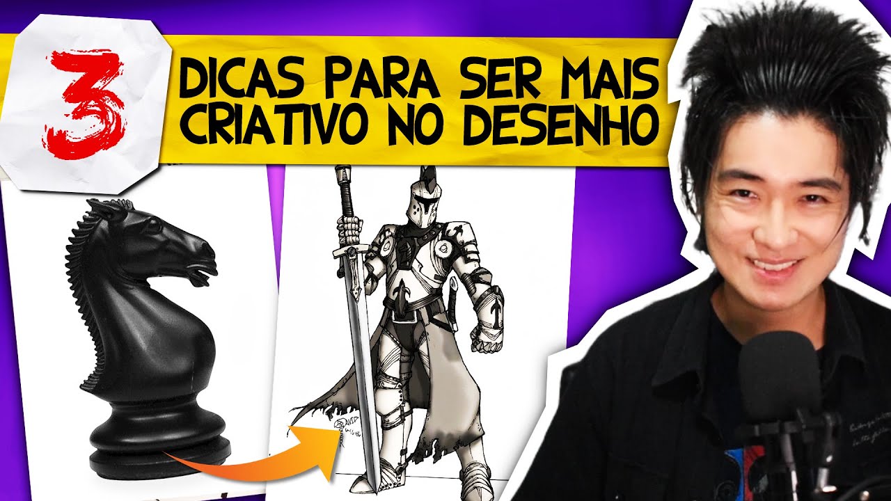 3 Dicas para ser MAIS CRIATIVO para desenhar | ft. Thiago Spyked