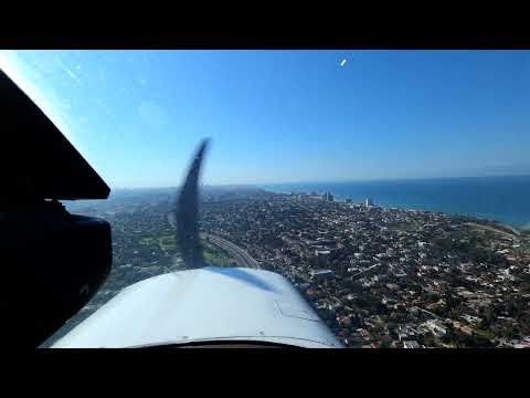 Flight training on a clear day at Herzliya (LLHZ) | Cessna 152