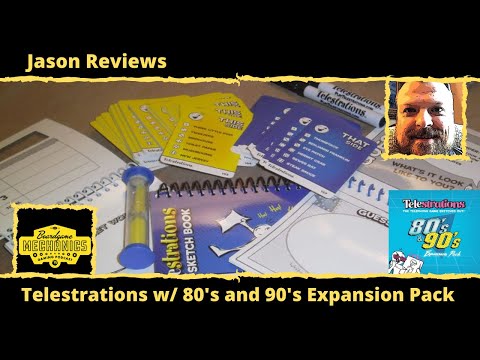 Jason's Board Game Diagnostics of Telestrations w/ 80's and 90's Expansion Pack