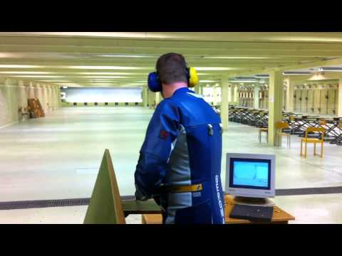 Mattias Bergman train 50m Running Target