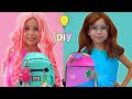 Stacy Teaches Her Friends Alice How To Make Crafts For School  DIY For Kids