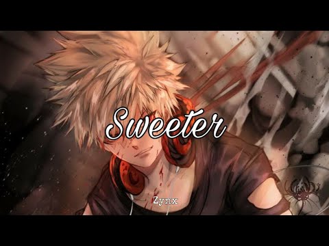 Nightcore - Sweeter - Camden Levine & Jarod Glawe ft. Luke James Shaffer