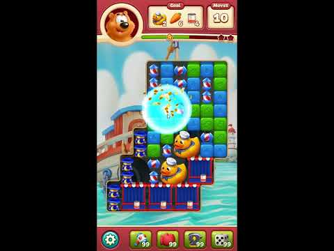 Toon Blast Level 8217 - NO BOOSTERS 🐻🐺🐱 | SKILLGAMING ✔️