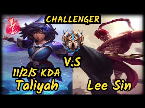 DWG Canyon (TALIYAH) vs LEE SIN - 11/2/5 KDA JUNGLE CHALLENGER GAMEPLAY - KR