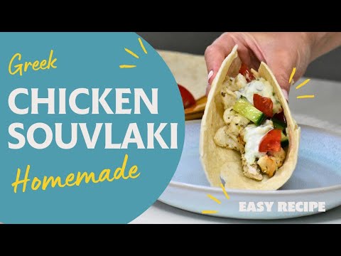 Greek Chicken Souvlaki at Home without a Grill