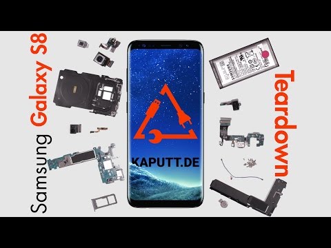 Samsung Galaxy S8 Unboxing und Teardown / Disassembly / Reparaturanleitung (deutsch)