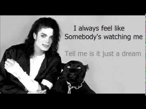 Somebody's watching me - Rockwell ft. Michael Jackson ( Lyrics Chorus )
