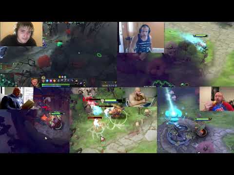 5 Мужиков играют в дота 2 | Мужик ест чипсы