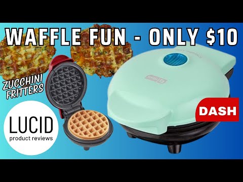 Dash Mini Waffle Maker - Review, How-to, Overview, Demos & Recipes