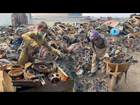 Fantastic Process of Scrap Metal Recycling in Local Factory | Factory Steel Production From Scrap