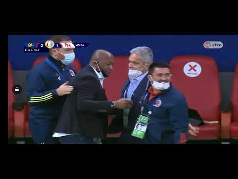 Perú vs Colombia 1-2  segundo tiempo