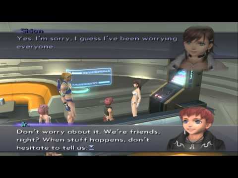 Xenosaga III HD Cutscene 148 - Shion Returns to Her Room (Elsa) - JAPANESE - SWIMSUIT MODE