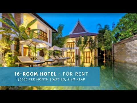 16 Room Hotel For Rent - Wat Bo, Siem Reap thumbnail