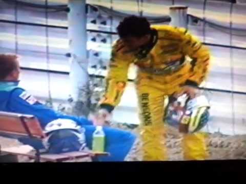 Jean Alesi & Kimi Raikkonen Crash at Suzuka