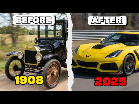 Evolution of American Cars (1908–2025) | 100 Years of Legends