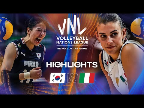 Korea 🇰🇷 vs. Italy 🇮🇹 - Highlights | Week 1 | Women's VNL 2025