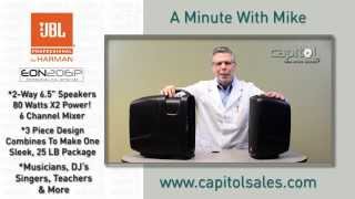 Video thumbnail for A Minute with Mike - JBL EON206P by Capitol Sales