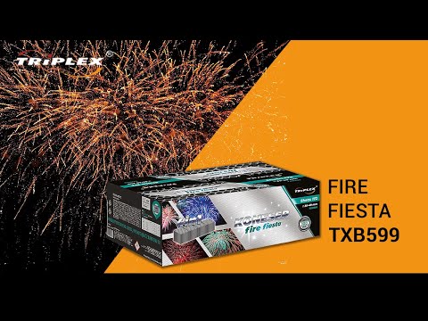 FAJERWERKI TXB599 172S 1.2'' - 1.9'' BATERIA FIRE FIESTA F3 TRIPLEX FIREWORKS