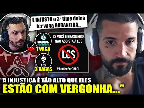 PROTESTO?! EsA, BrTT e Dynquedo comentam sobre POLÊMICA das VAGAS do CBLOL no MUNDIAL 2026