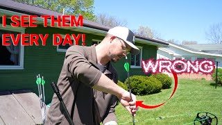 What EVERYONE gets WRONG with archery! | "Practice" Arrows, Hand held Releases, Shooting For Score!